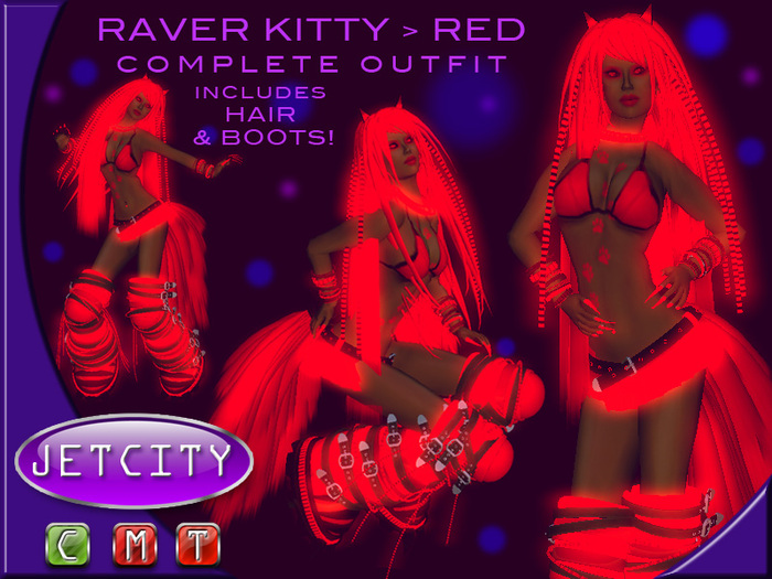 JETCITY - Raver Kitty > RED