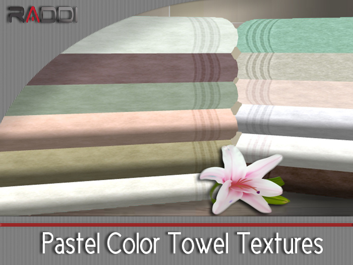  Seamless Pastel Color Towel Textures VOL 2 - Full Perm