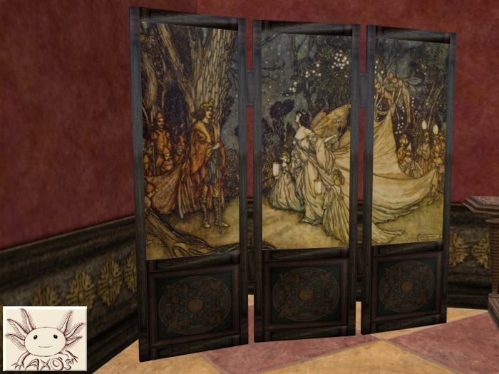 Room Divider Titania & Oberon - Privacy Screen 6 Prims