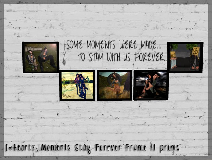 [&Hearts]Moments Stay Forever Frame