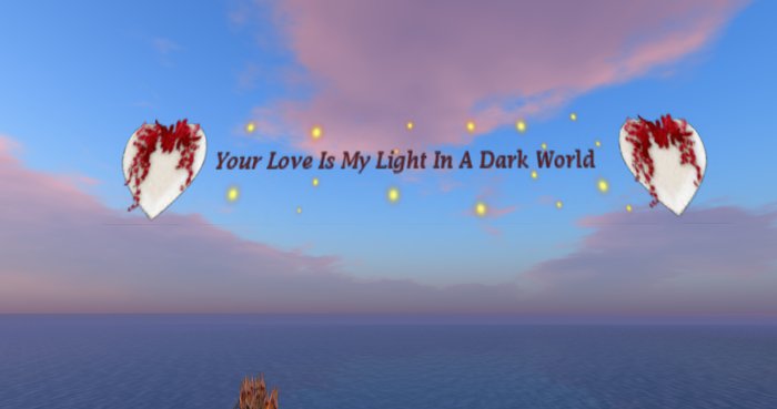 Your Love Is My Light Sign Box