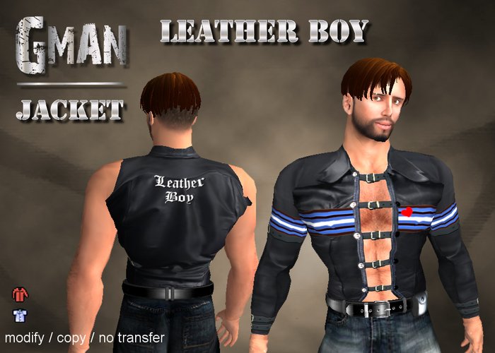 GMan Leather - Leather Boy Jacket 