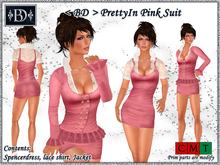 < BD > PrettyIn Pink Suit