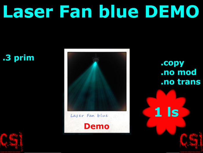 Laser Fan blue DEMO (box)