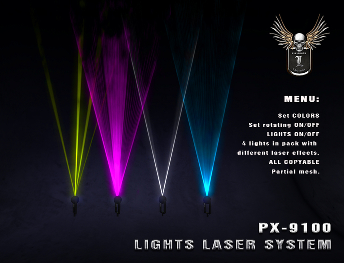 PIXLIGHTS FACTORY PX 9100 laser lights system GEN2