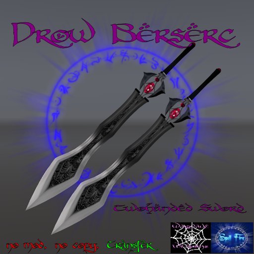 2 Hand Sword "Drow Berserc"