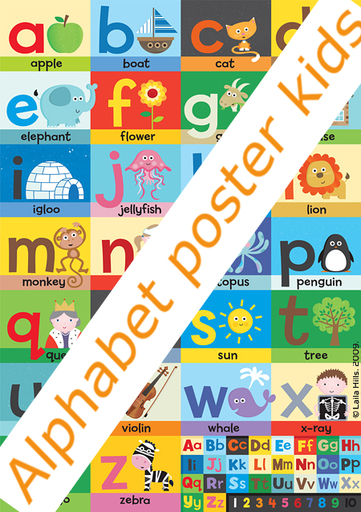 Alphabet poster for Kids