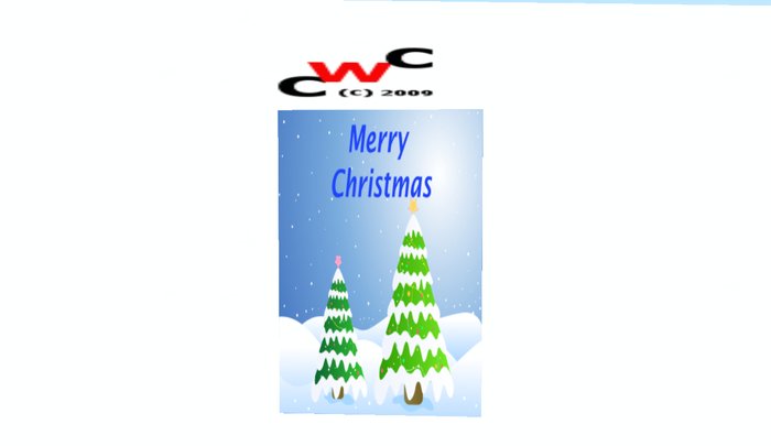 (CWC) Merry Christmas Card B