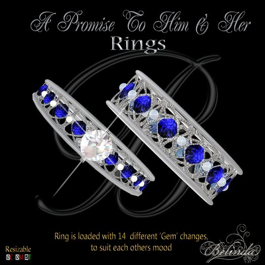 A Promise To Him & Her - Rings - silver