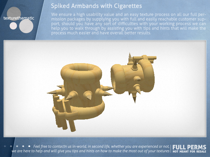 [Texturethematic] Spiked Braces