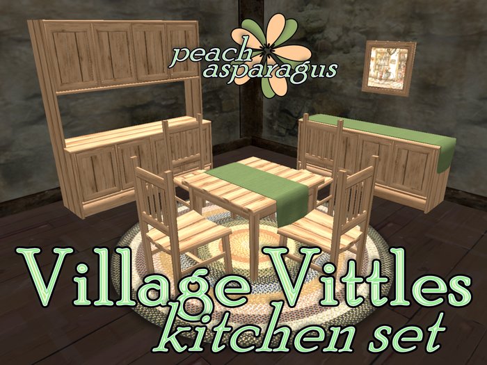 Village Vittles Kitchen Set 'Peach'