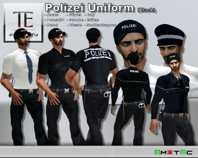 Polizei Uniform - (Black) 4.0