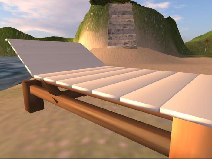 Beach lounge