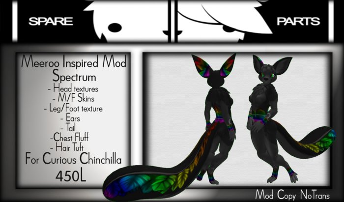 Meeroo inspired Spectrum Black Mod kit 