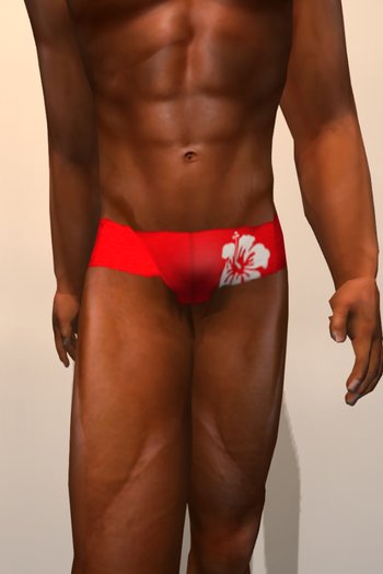 ASKA Swimwear Hibiscus  Fire