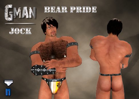 GMan Leather - Bear Pride Jock