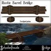 Schadenfreude Rustic Barrel Bridge