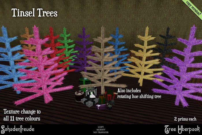 Schadenfreude Tinsel Trees (copy) 