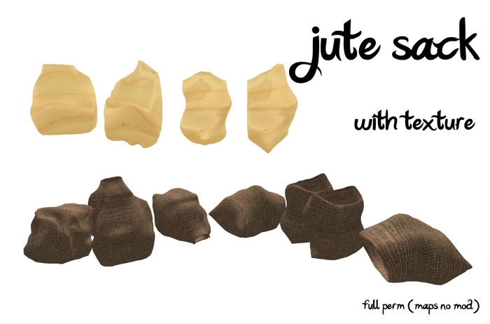 *Diesel Magic* jute sack maps with texture