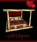 burgandy and gold elegance bedroom set