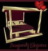 burgandy elegance bedroom set