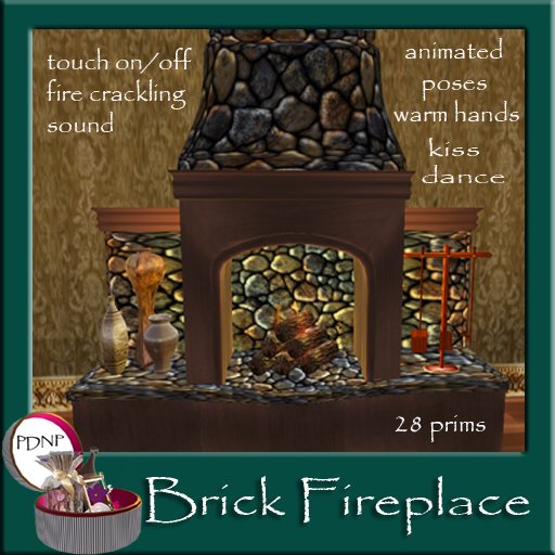 PDN: BRICK FIREPLACE BOXED