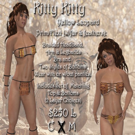 CC - Kitty Kitty (Yellow Leopard) 
