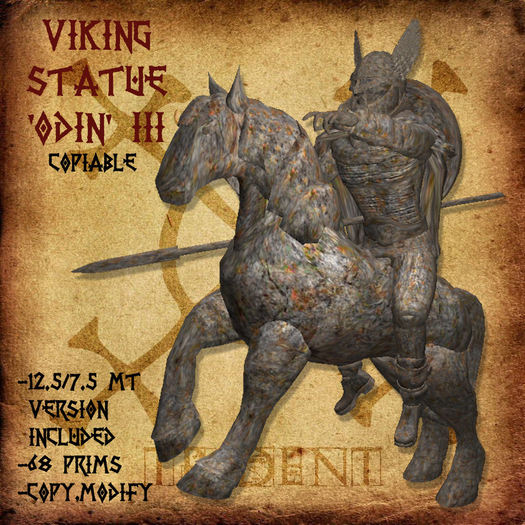 Viking Statue Odin III  