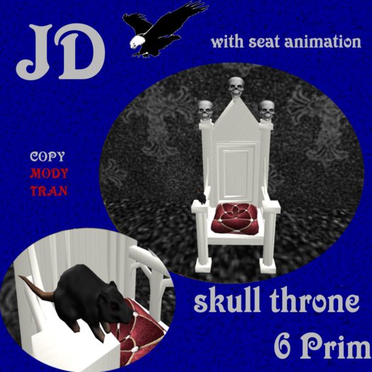 skull throne white