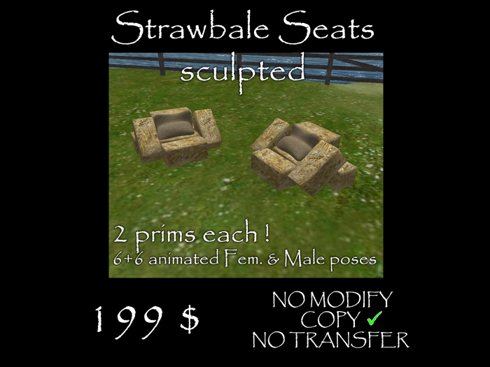 Strawbale Seats / Chairs