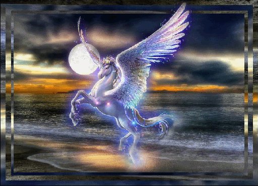 Pegasus In Ocean Waves