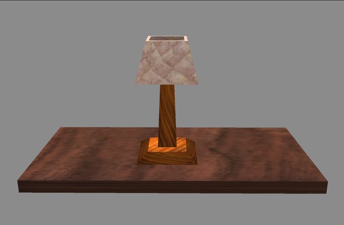 Table Lamp Africian Amazique Base