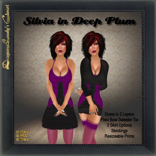 Silvia in Deep Plum