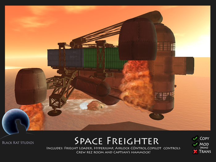 BKS Ships - Space Freighter (BOXED) 