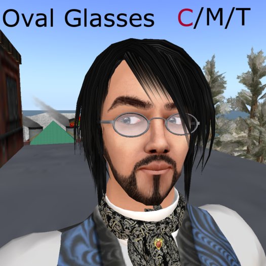 Oval Glasses (No Copy)