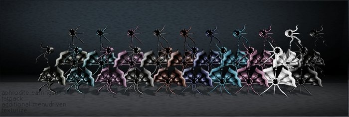  FINESMITH APHRODITE EARRINGS02 COLORPACK - fat pack, 12 colors