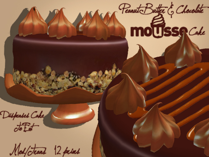 Peanut Butter Chocolate Mousse Cake - MOD/TRANS