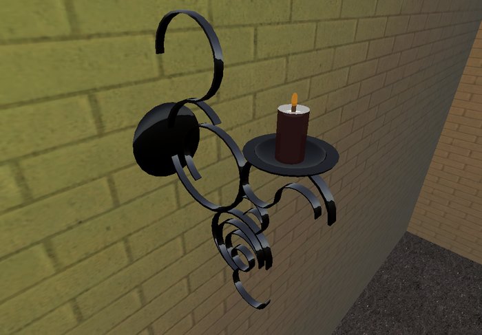 Wrought Iron Candle Holder