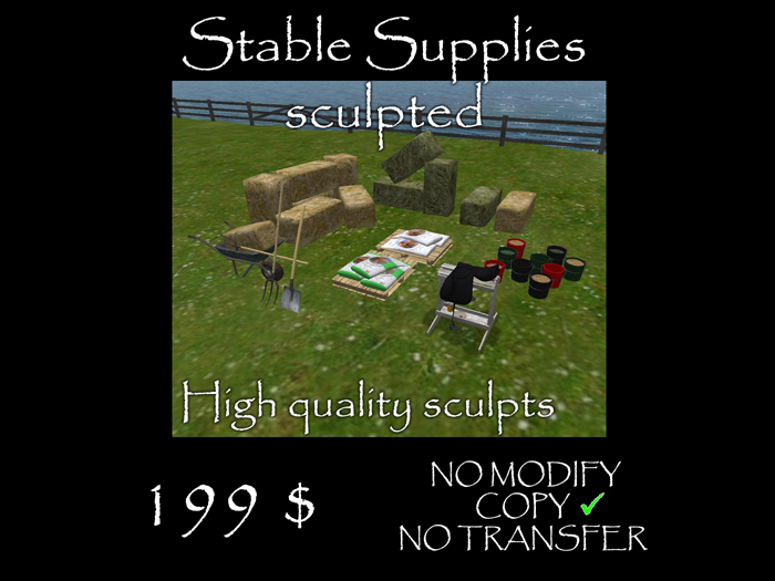 Sculpted Stable Supplies