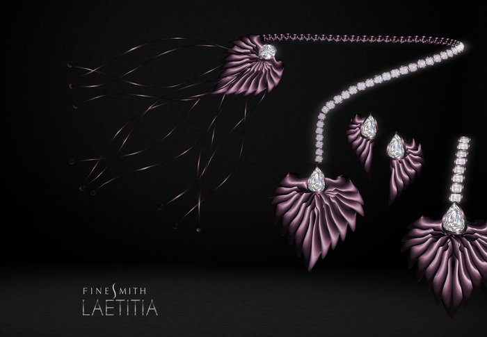FINESMITH- LAETITIA MV JEWELRY- FULL SET PINK 