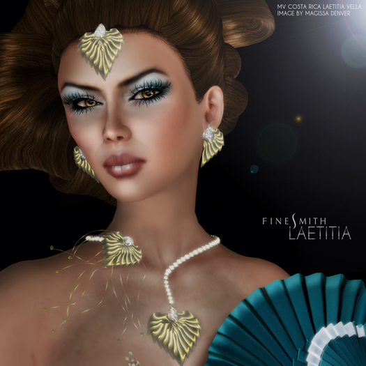 FINESMITH- LAETITIA MV JEWELRY- FULL SET GOLD14K 