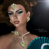 FINESMITH- LAETITIA MV JEWELRY- FULL SET GOLD14K 