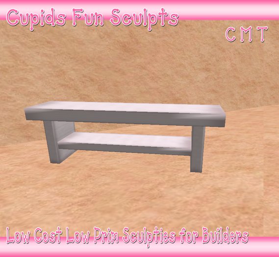 Cupids Fun Sculpts Shabby Bench