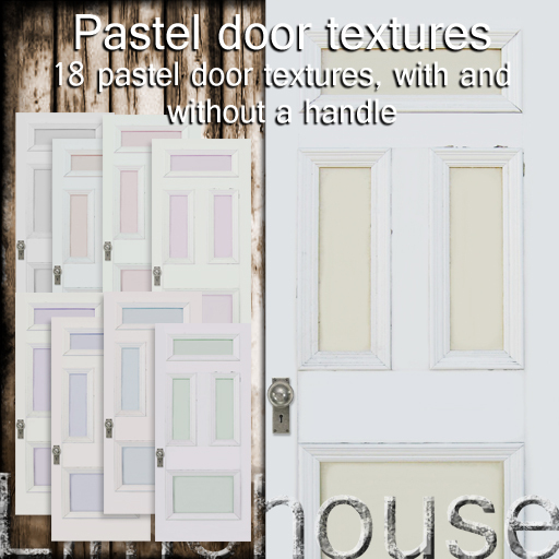 Pastel door textures