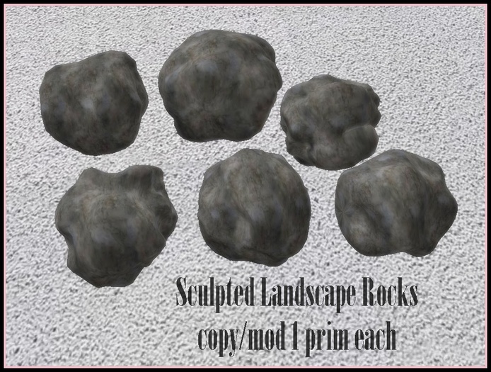 Sculpted Landscape Rocks