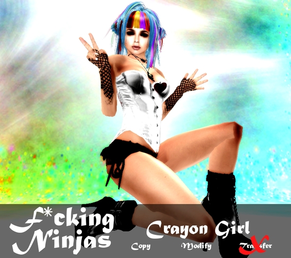 *FN* Crayon Girl Pose
