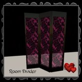 Cupids Lace Screen Divider Rose