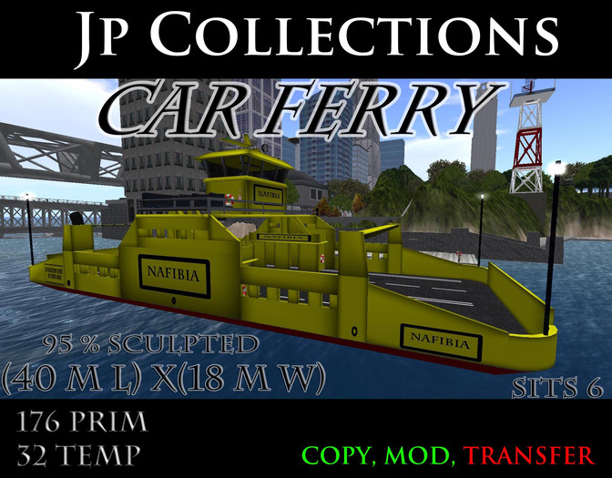 Jp Colletions Car Ferry (UNPACK)
