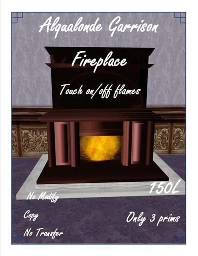 Alqualonde Garrison Fireplace