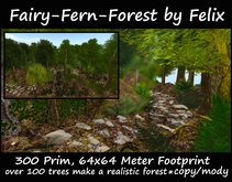 Fairy Fern Forest ( for cave grotto cavern landscaping forest waterfall tree home garden stone rock nature plant fern )